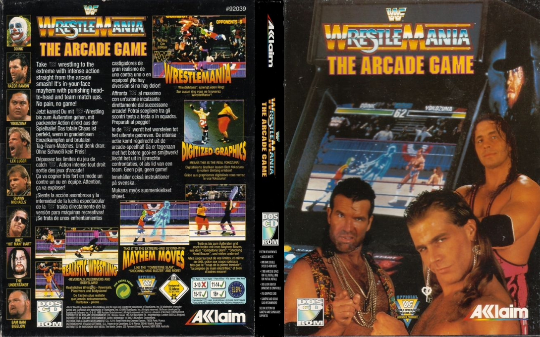 Wwf Wrestlemania - The Arcade Game — box-texture (EU)