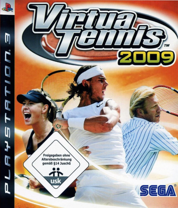 Virtua Tennis 2009 — box-2D (DE)