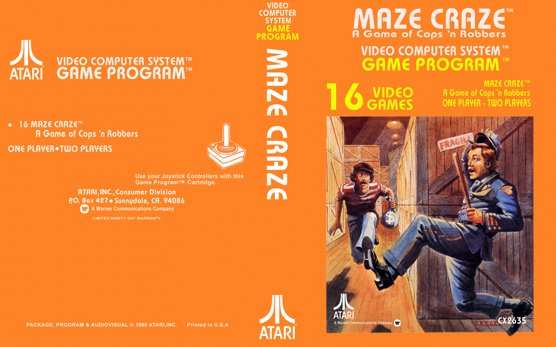Maze Craze — box-texture (US)