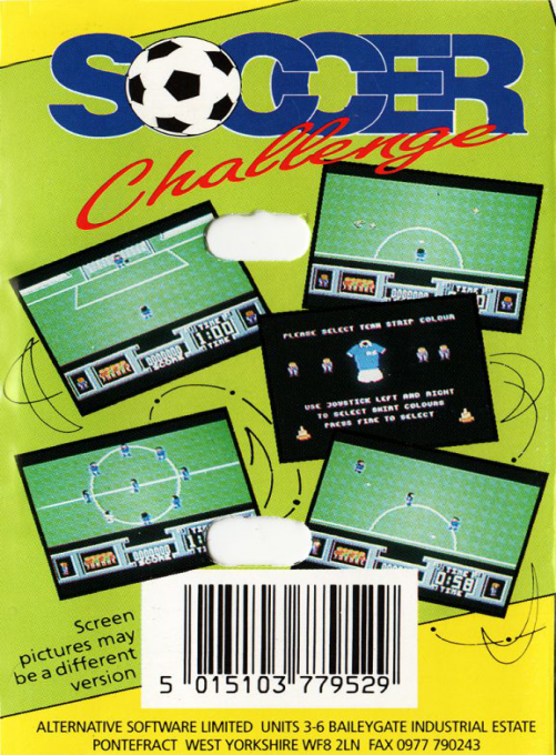 Soccer Challenge — box-2D-back (EU)