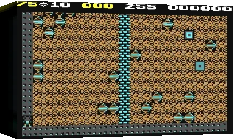 Boulder Dash De Luxe Remix 2 — box-3D (WOR)