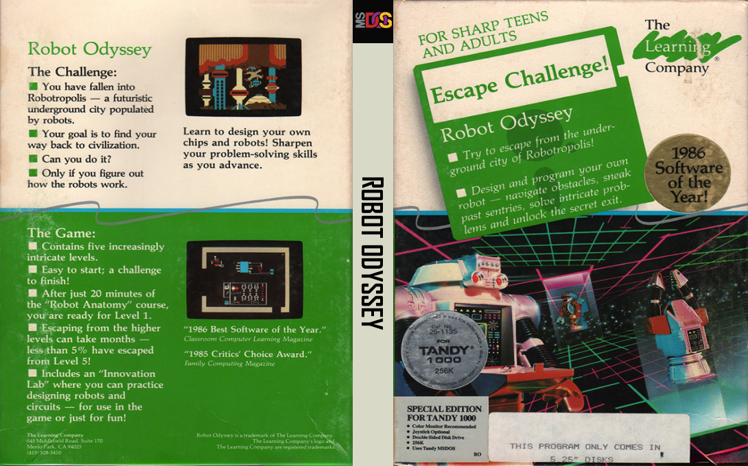 Robot Odyssey — box-texture (US)