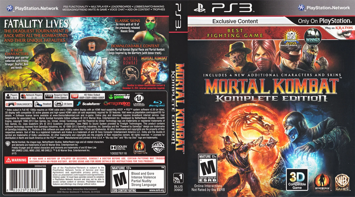 Mortal Kombat - Komplete Edition — box-texture (US)