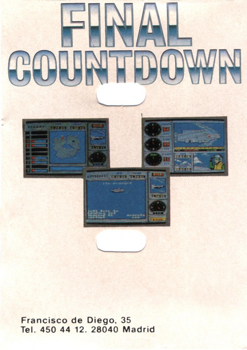 Final Countdown — box-2D-back (SP)
