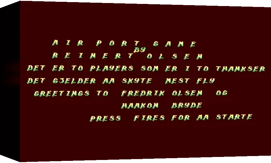Air Port Game — box-3D (WOR)