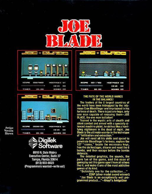 Joe Blade — box-2D-back (US)