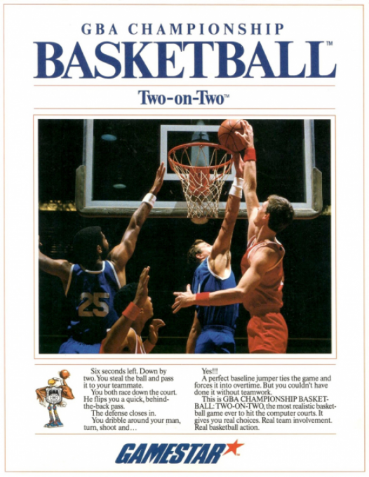 GBA Championship Basketball - Two-on-Two box art