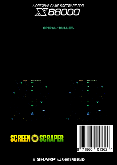 Spiral Bullet — box-2D-back (SS)