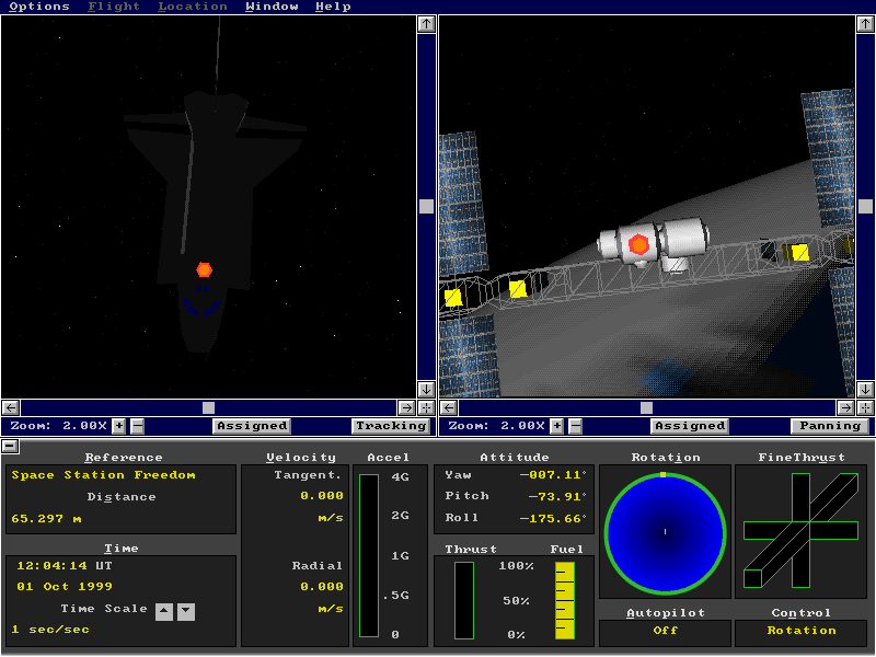 Microsoft Space Simulator — sstitle (FR)