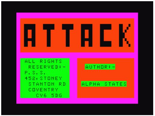 Attack — sstitle (WOR)
