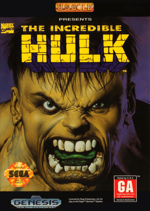 Incredible Hulk The box art