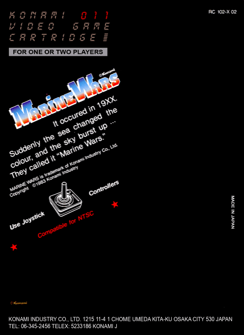 Marine Wars — box-2D-back (US)
