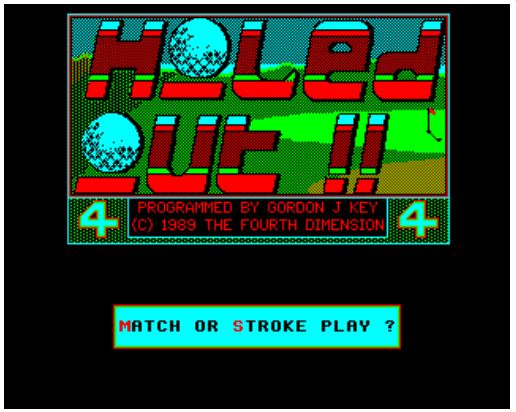 Holed Out Extra Courses 1 — sstitle (WOR)