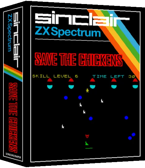 Save The Chickens — box-3D (SS)