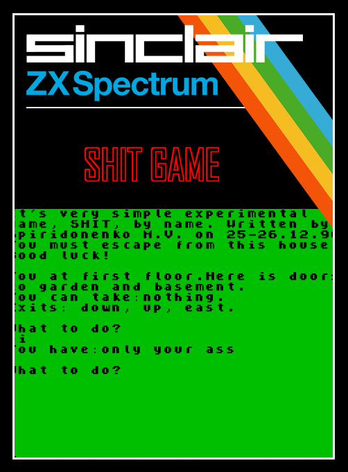 Shit Game box art