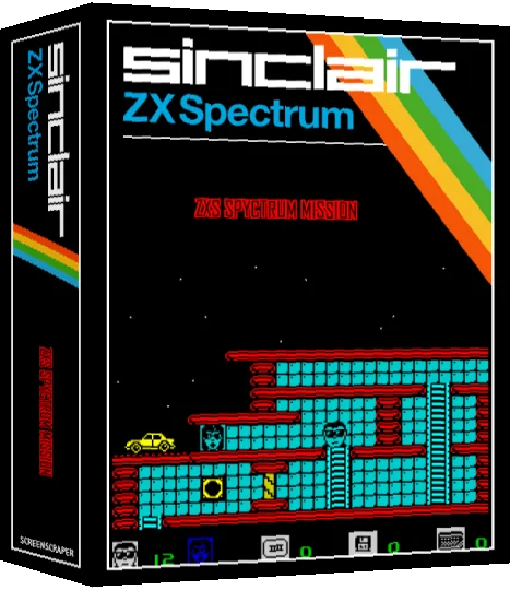 ZXS Spyctrum Mission — box-3D (SS)