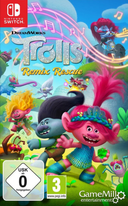 DreamWorks Trolls Remix Rescue — box-2D (DE)