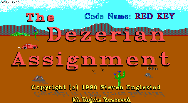 The Dezerian Assignment : Code Name - Red Key box art