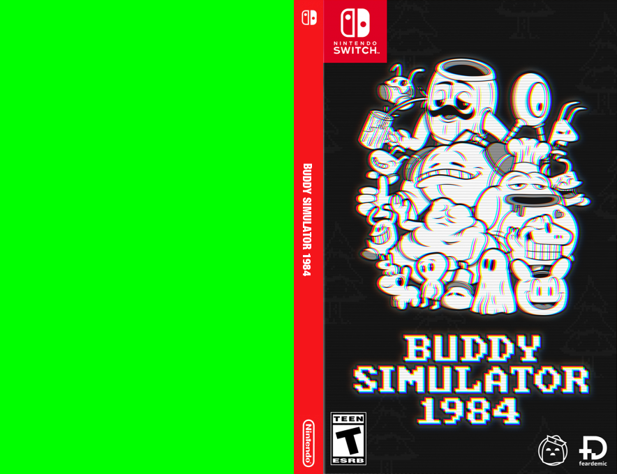 Buddy Simulator 1984 — box-texture (US)