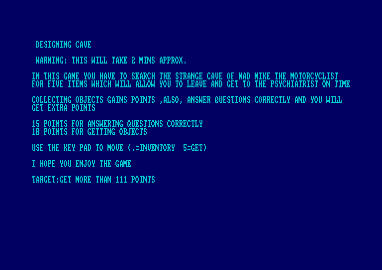Very Strange Cave Adventure — sstitle (EU)