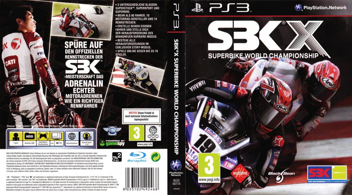SBK X - Superbike World Championship — box-texture (DE)