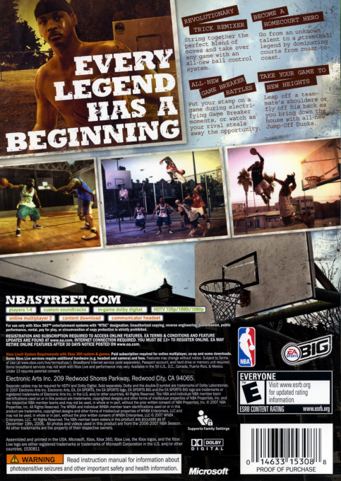 NBA Street Homecourt — box-2D-back (US)