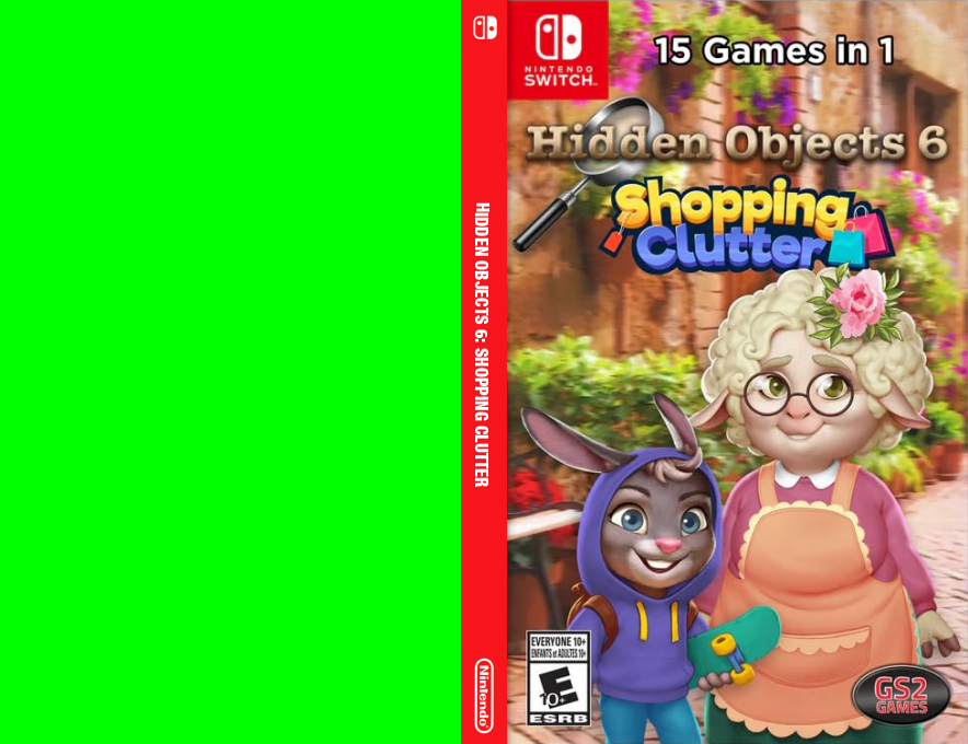 Hidden Objects 6 - Shopping Clutter — box-texture (US)