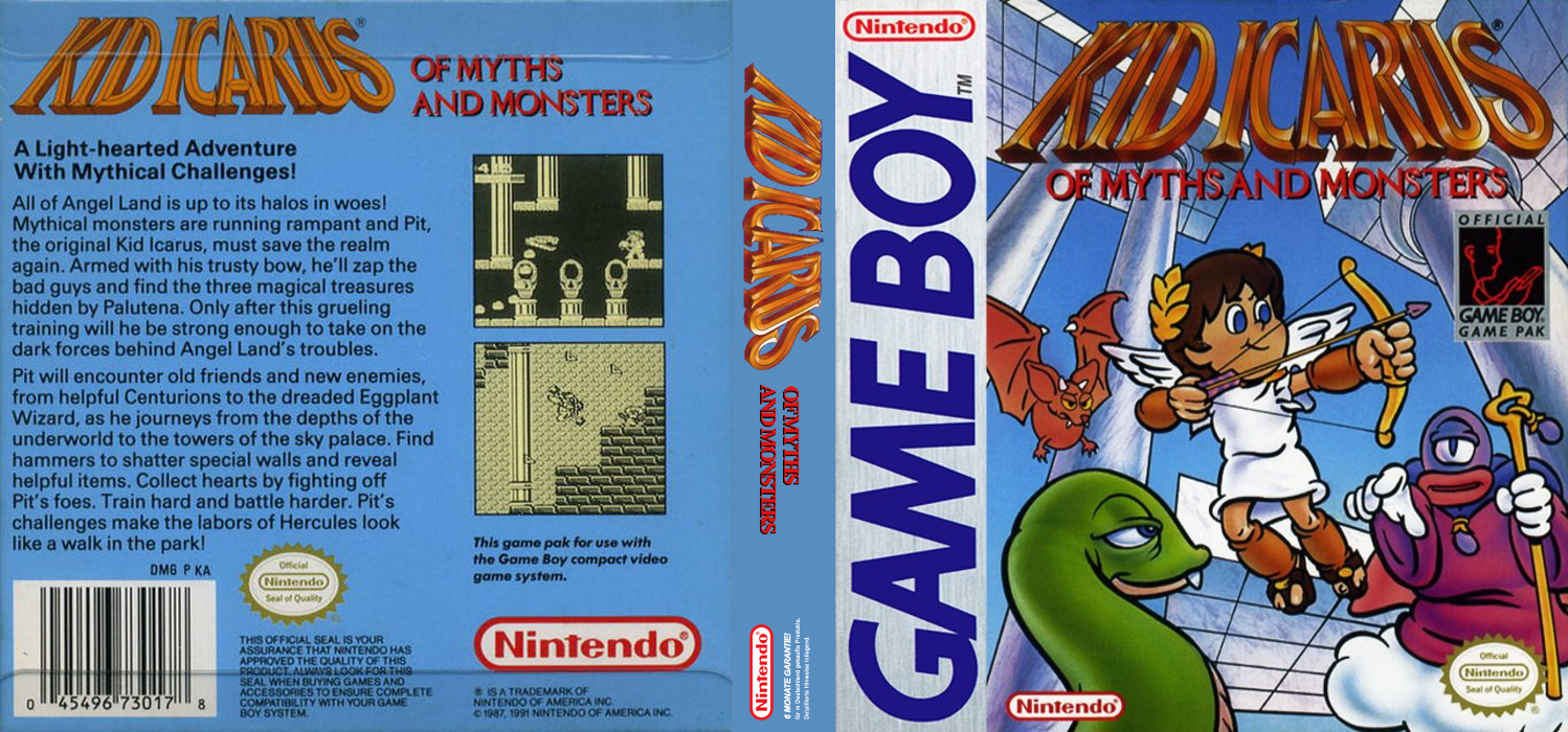 Kid Icarus : Of Myths and Monsters — box-texture (US)