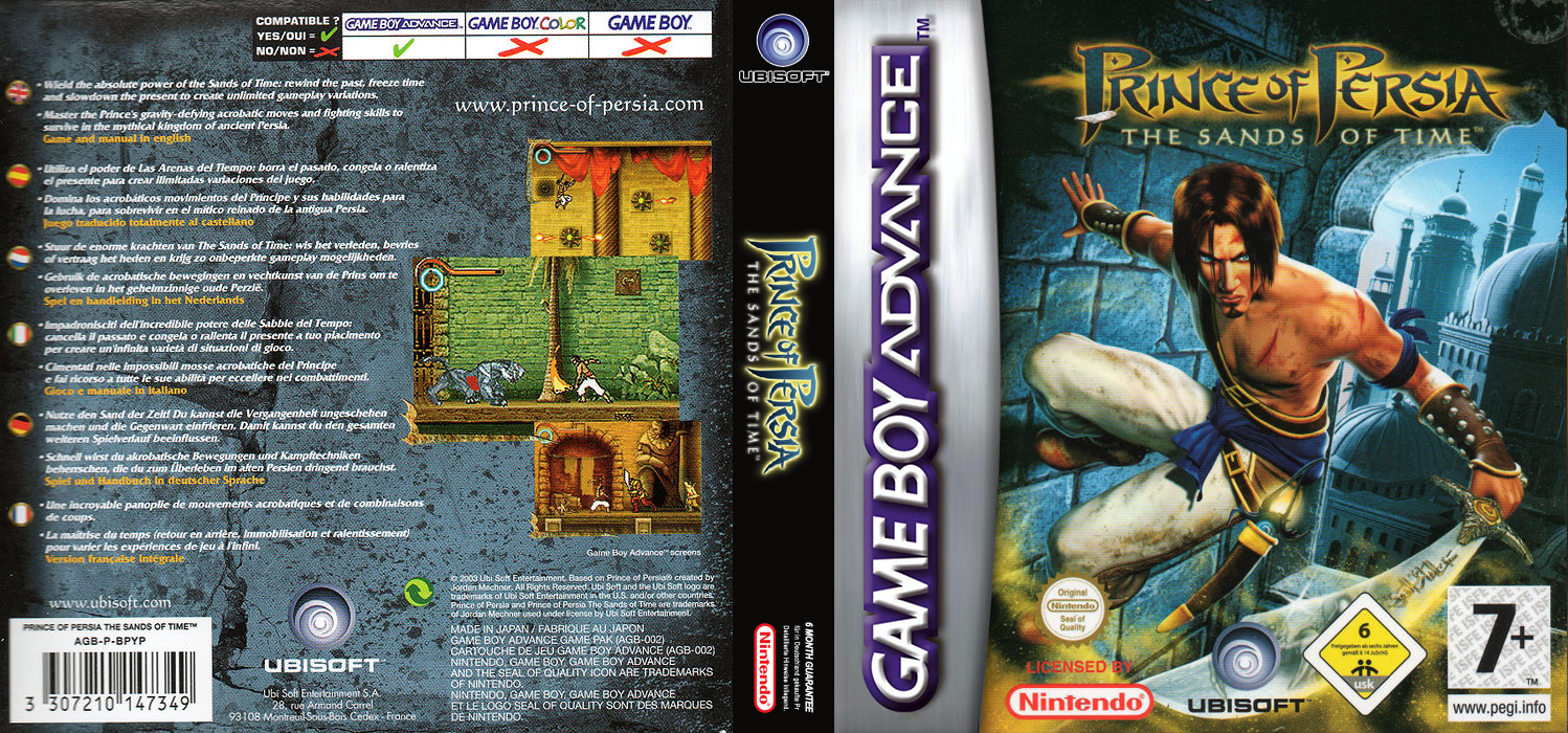 Prince of Persia - The Sands of Time — box-texture (EU)