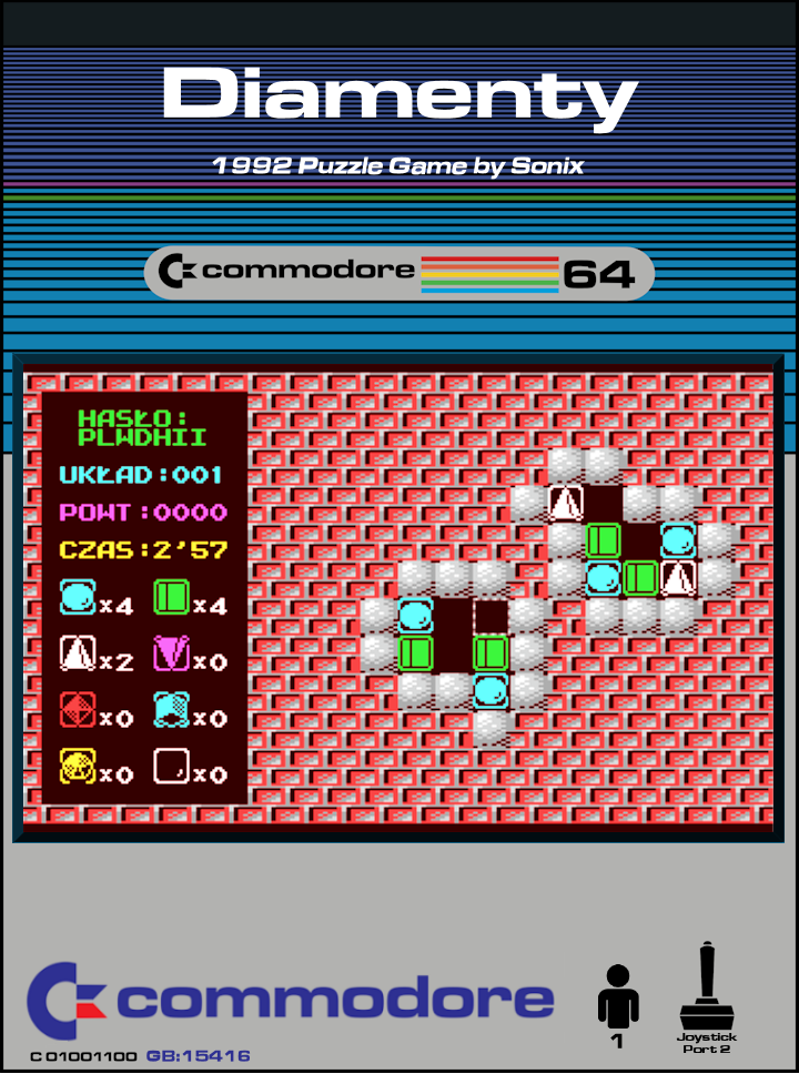 Diamenty box art