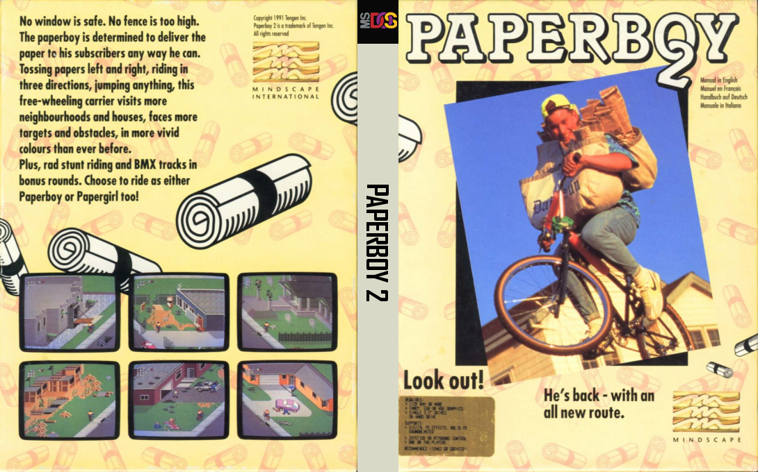 Paperboy 2 — box-texture (EU)