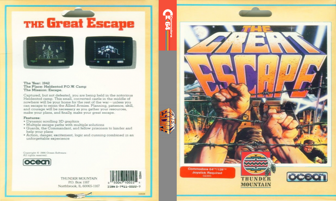 Great Escape, The — box-texture (US)