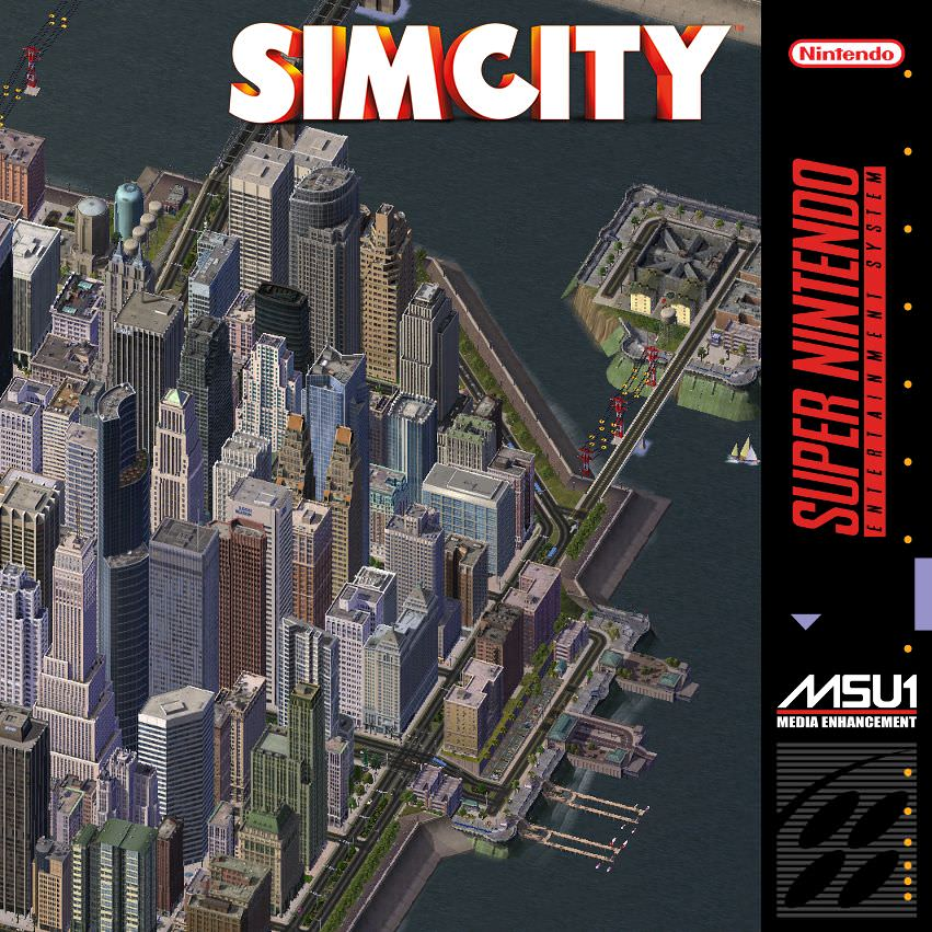 Sim City box art