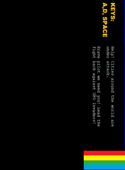 UFO Invaders — box-2D-back (EU)