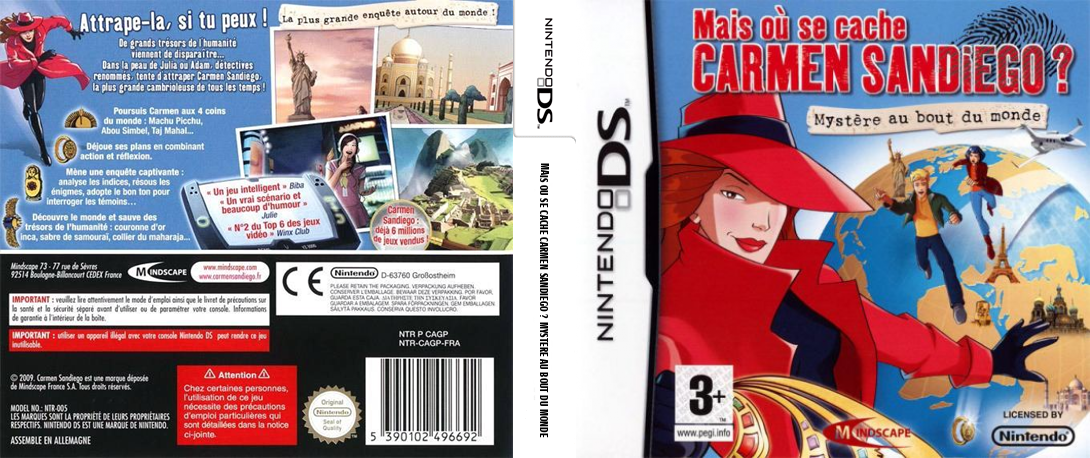 Wo auf der Welt Ist Carmen Sandiego - Das Geheimnis am Ende der Welt — box-texture (FR)