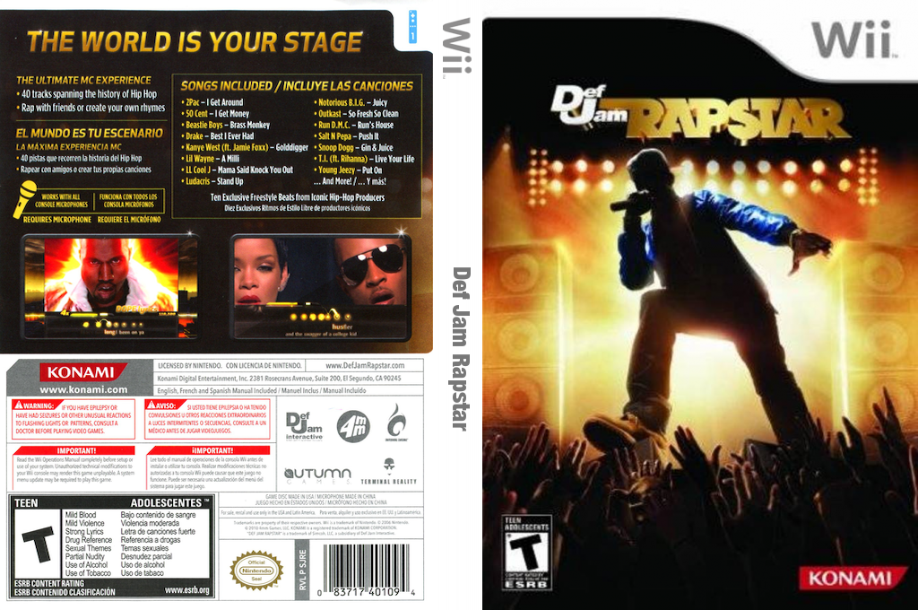 Def Jam - Rapstar — box-texture (US)