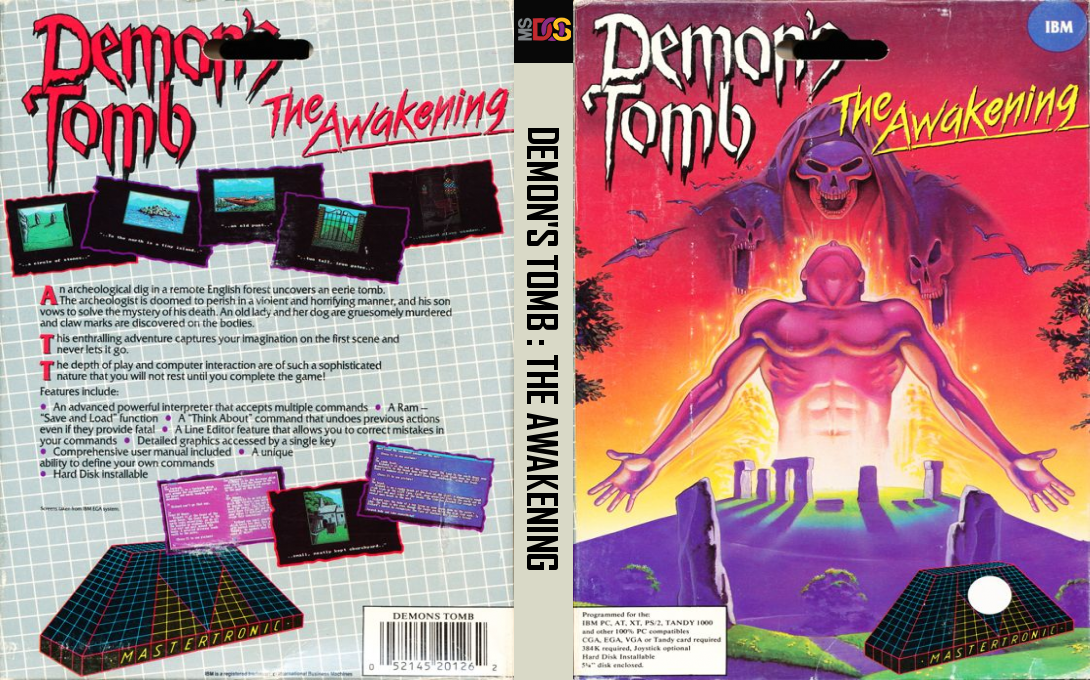 Demon's Tomb - The Awakening — box-texture (US)