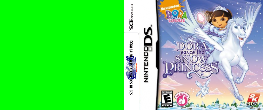 Dora the Explorer - Dora Saves the Snow Princess — box-texture (US)