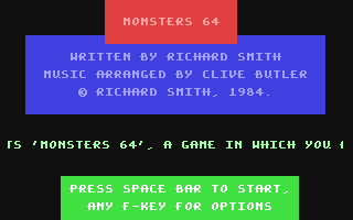 Monsters 64 — sstitle (WOR)