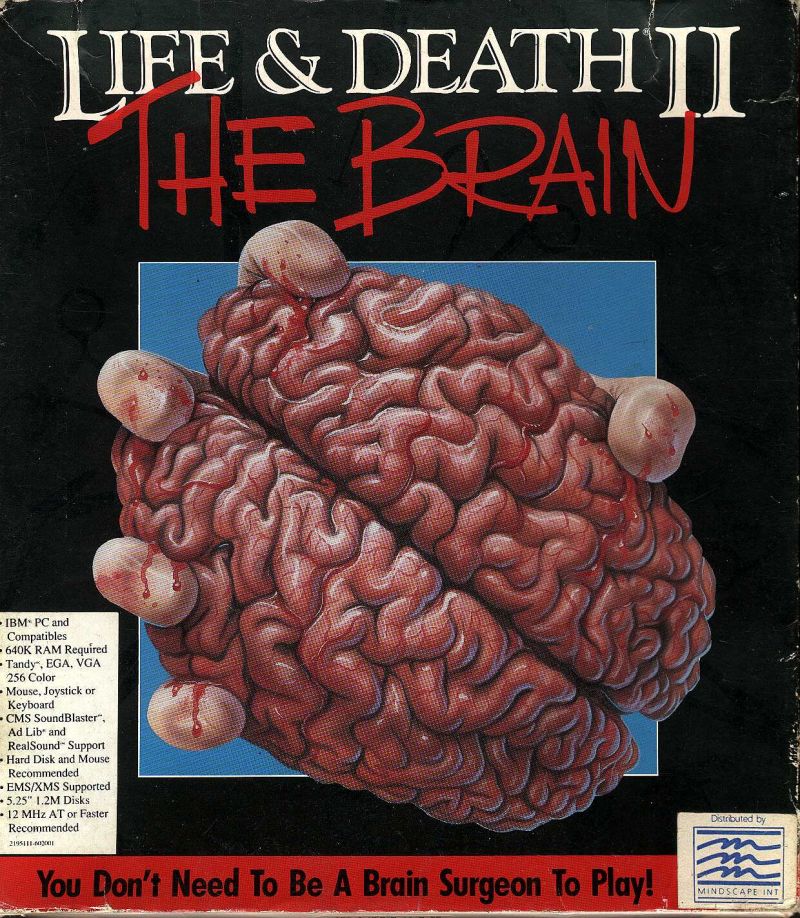 Life And Death 2 - The Brain — box-2D (UK)