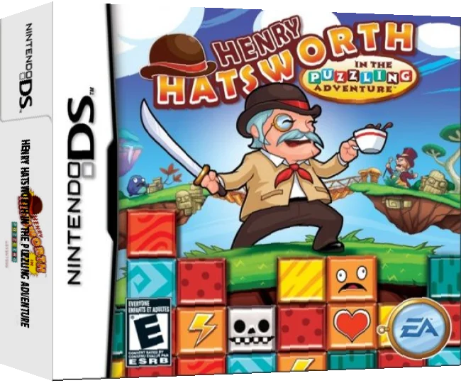 Henry Hatsworth in the Puzzling Adventure — box-3D (US)