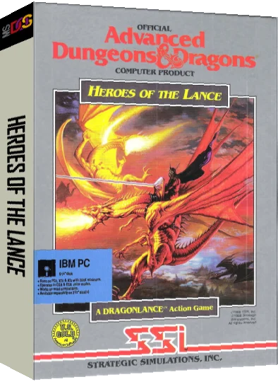 Heroes Of The Lance — box-3D (US)