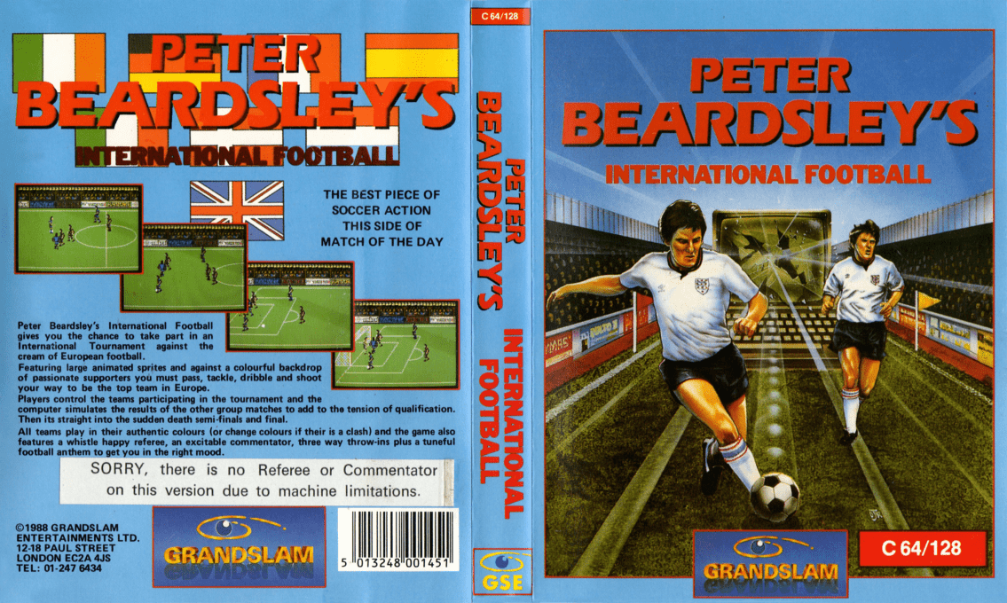 Peter Beardsley's International Football — box-texture (EU)