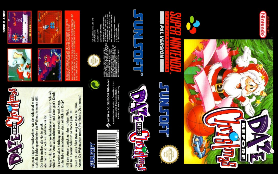 Daze Before Christmas — box-texture (EU)