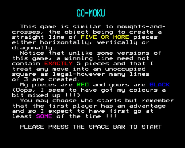 Go-Moku — sstitle (WOR)