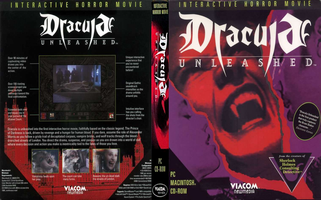 Dracula Unleashed — box-texture (US)