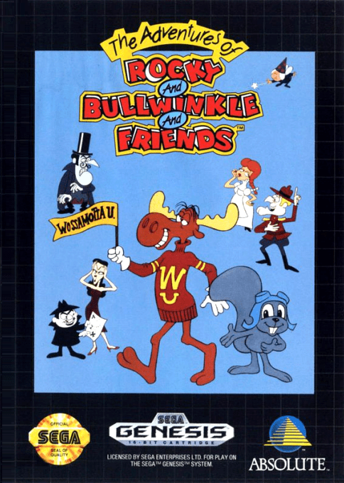 Adventures Of Rocky And Bullwinkle And Friends, The box art