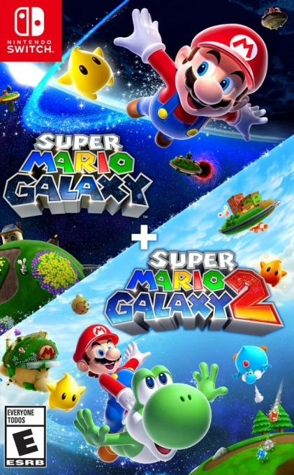 Super Mario Galaxy / Super Mario Galaxy 2 box art