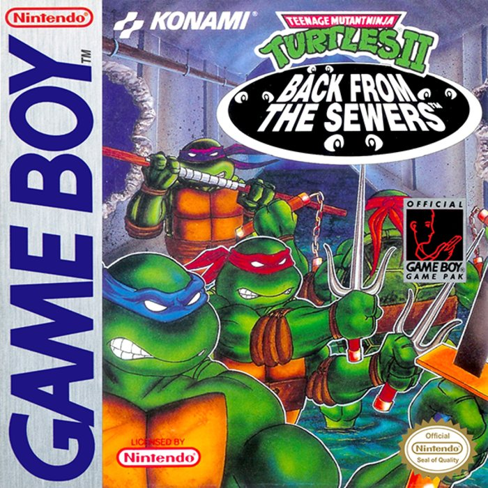 Teenage Mutant Ninja Turtles 2 - Back From The Sewers box art