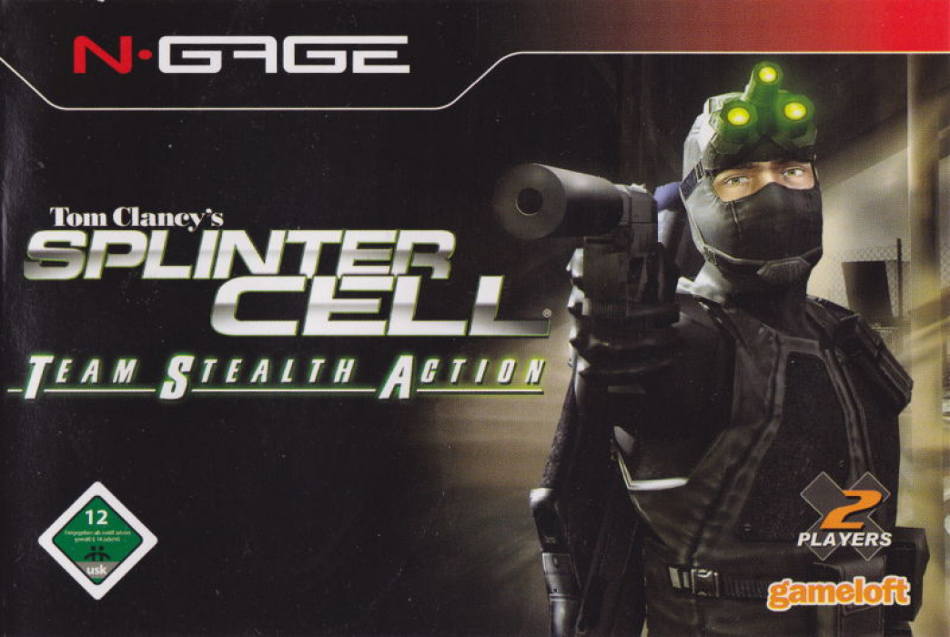 Tom Clancy's Splinter Cell: Team Stealth Action — box-2D (DE)